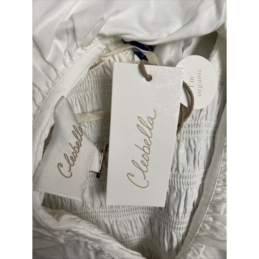 Cleobella White Ruffled Mini Dress - Picture 9 of 9